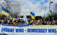 У Брюсселі пройшла масова акція проти війни в Україні