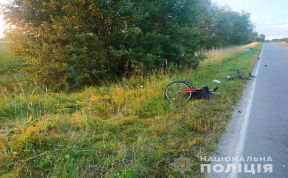 На Волині збили на смерть велосипедистку