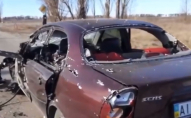 Російські фашисти розстріляли авто з пенсіонерами