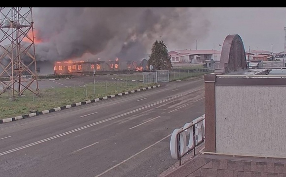 Бєлгородська область: на кордоні з Україною палає КПП