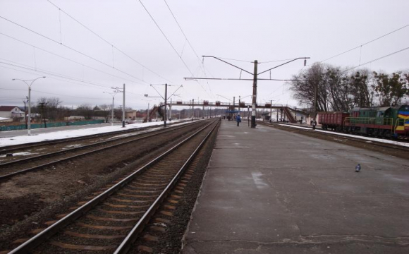 Біля міської станції поїзд збив чоловіка та жінку. ФОТО