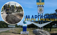 В українському місті невідомі підпалили могили загиблих військових