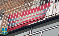 За радянський прапор на балконі меншканця Львівщини можуть посадити на 7 років