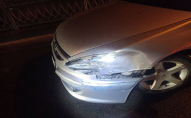 ДТП у Рівному: п'яний водій за кермом Пежо протаранив Тойоту і металевий паркан