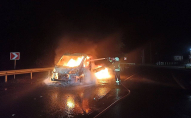 У Волинській області під час руху вщент згоріло авто: що з водієм