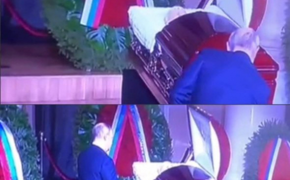 Похорон Жириновського: путін прибув на церемонію. ВІДЕО