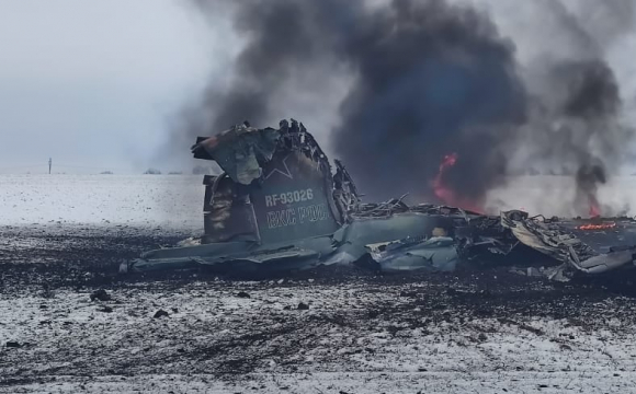 Збили російський літак, який бомбив мирних жителів