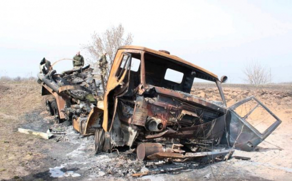 В окуповану місті українські партизани підірвали дві вантажівки з росіянами 
