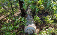 У лісі знайшли уламки російської крилатої ракети «Калібр»