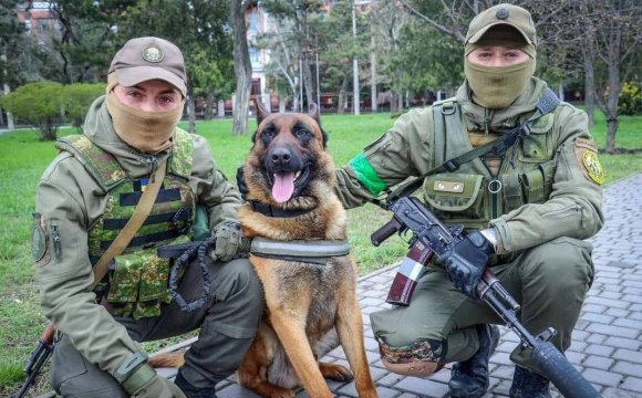 Собака, яка служила у російській армії, перейшла у Нацгвардію і вивчила команди українською