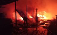 У Волинській області сталася пожежа на пилорамі
