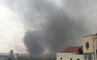  У Києві спалахнула масштабна пожежа