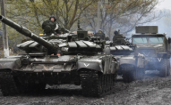 Сили оборони вночі спалили колону росіян, яка рухалась у напрямку українського міста