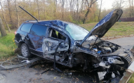 Волинянин спровокував потрійну аварію, автомобілі порозкидало на дорозі. ФОТО