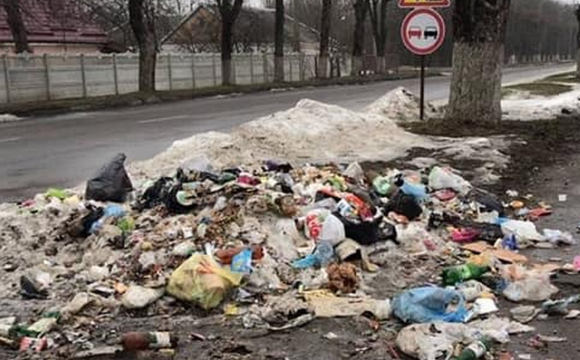 Лучани на двох вулицях влаштовують сміттєзвалища. ФОТО