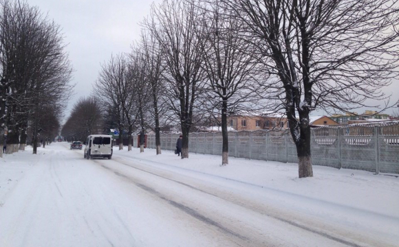 Через люті морози в Луцьку не виїхала частина громадського транспорту