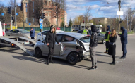 ДТП у Луцьку: легковик зіштовхнувся з автомобілем рятувальників
