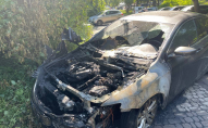 У Рівненській області підпалили авто журналіста. ФОТО