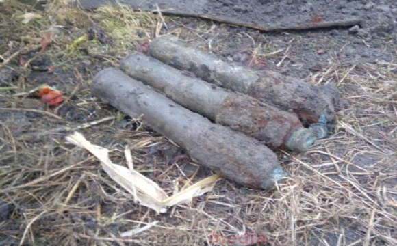 Під Ковелем знайшли 3 артилерійські снаряди часів Другої світової війни. ФОТО
