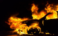 Біля спорткомплексу волинського університету вогонь знищив 5 автівок