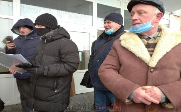 Ковельчани вийшли на протест через «тарифний геноцид та за відставку Шмигаля. ФОТО