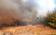 У Львівській області через падіння уламків БПЛА загорівся ліс