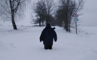 Волинське село через снігопад повністю відрізане від цивілізації. ФОТО
