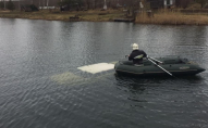 На Волині автомобіль злетів у озеро: потонув 38-річний чоловік. ФОТО