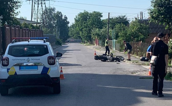 Зранку у Луцьку збили мотоцикліста . ФОТО