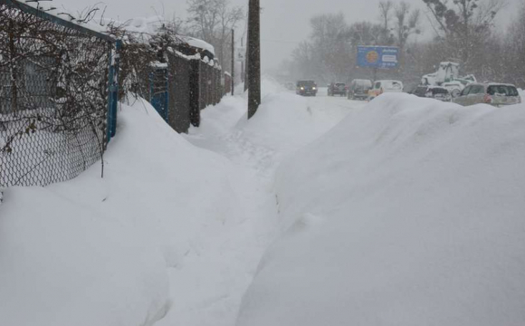 Депутатка про кучугури снігу у Луцьку: розтане – буде катастрофа. ВІДЕО