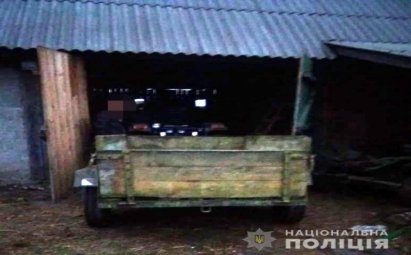 В Луцькому районі у чоловіка викрали причіп. ФОТО