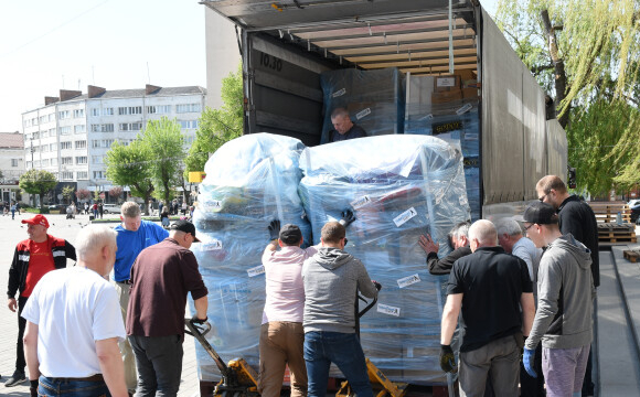Луцьк отримав ще 20 тонн гуманітарної допомоги. ФОТО